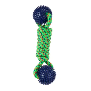 Chomp and Tug Buddy Rope and Spikey Balls Dog Chew Toy