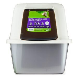 Extra Large Hooded Enclosed Cat Litter Box