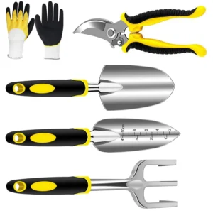 Garden Tools Set 5 Piece Floral Heavy Duty