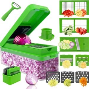 Onion Chopper And Dicer In Green